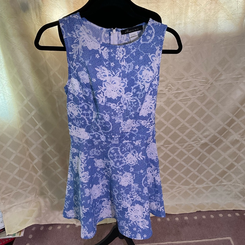 Blue and White Dress by Three-e-m-a